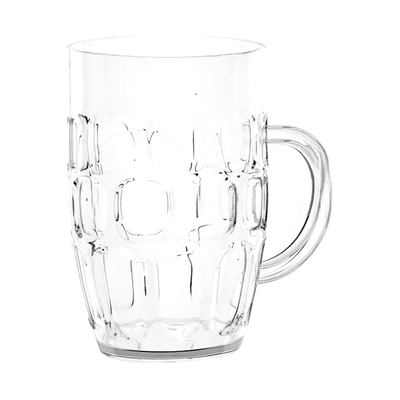 Polycarbonate dimpled beer mug 720ml