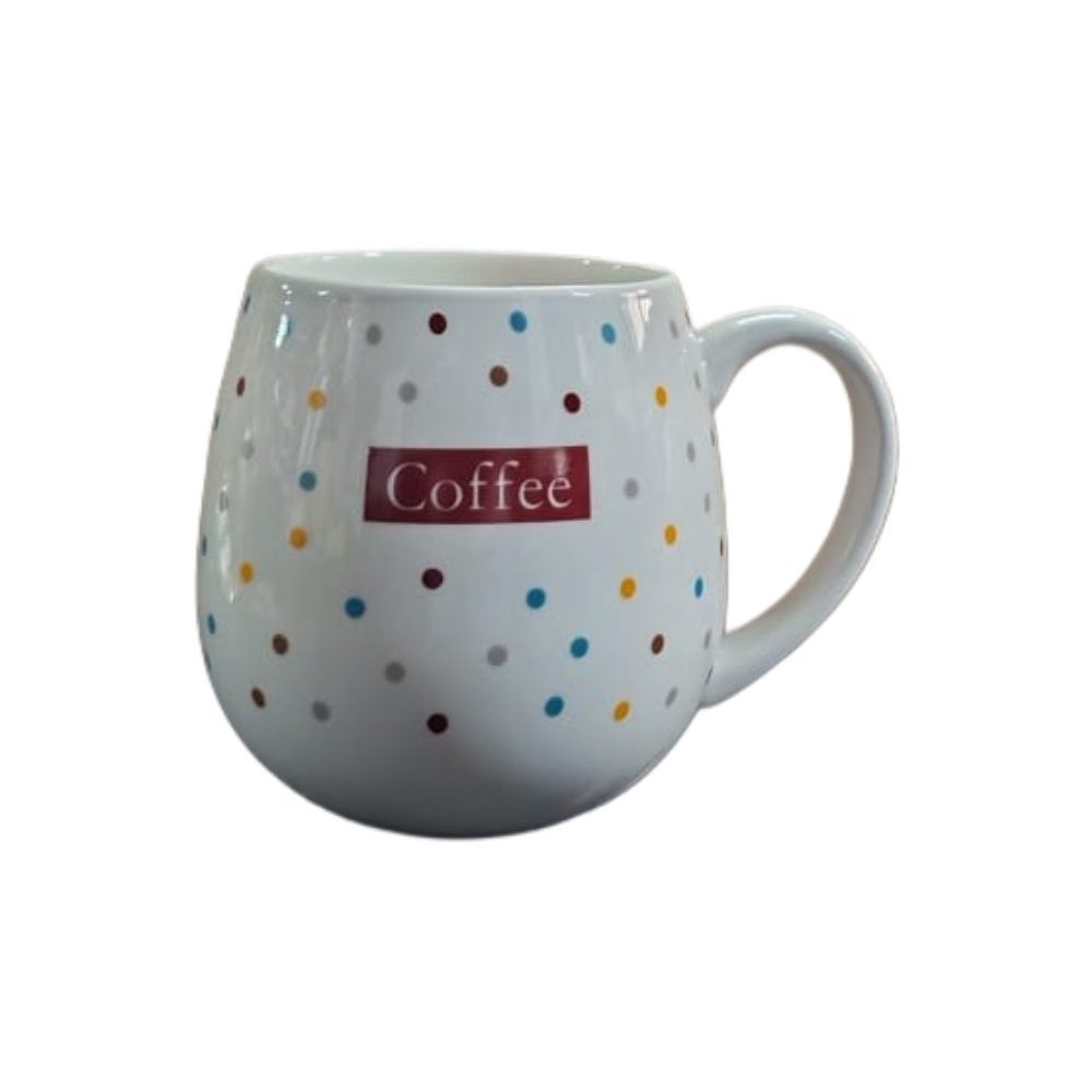 Printed Polka Dot Coffee Mug