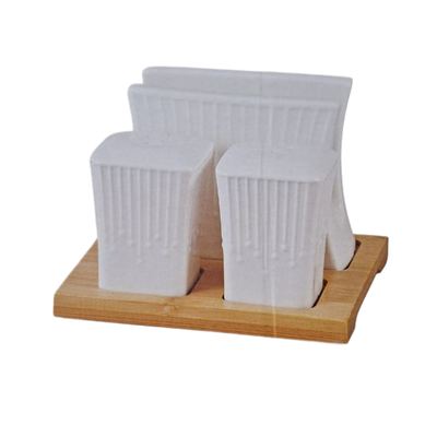 Ceramic Salt, Pepper & Napkin Set