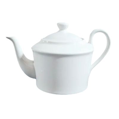 White Ceramic Tea Pot with Lid