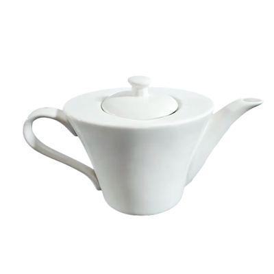White Ceramic Tea Pot With Lid