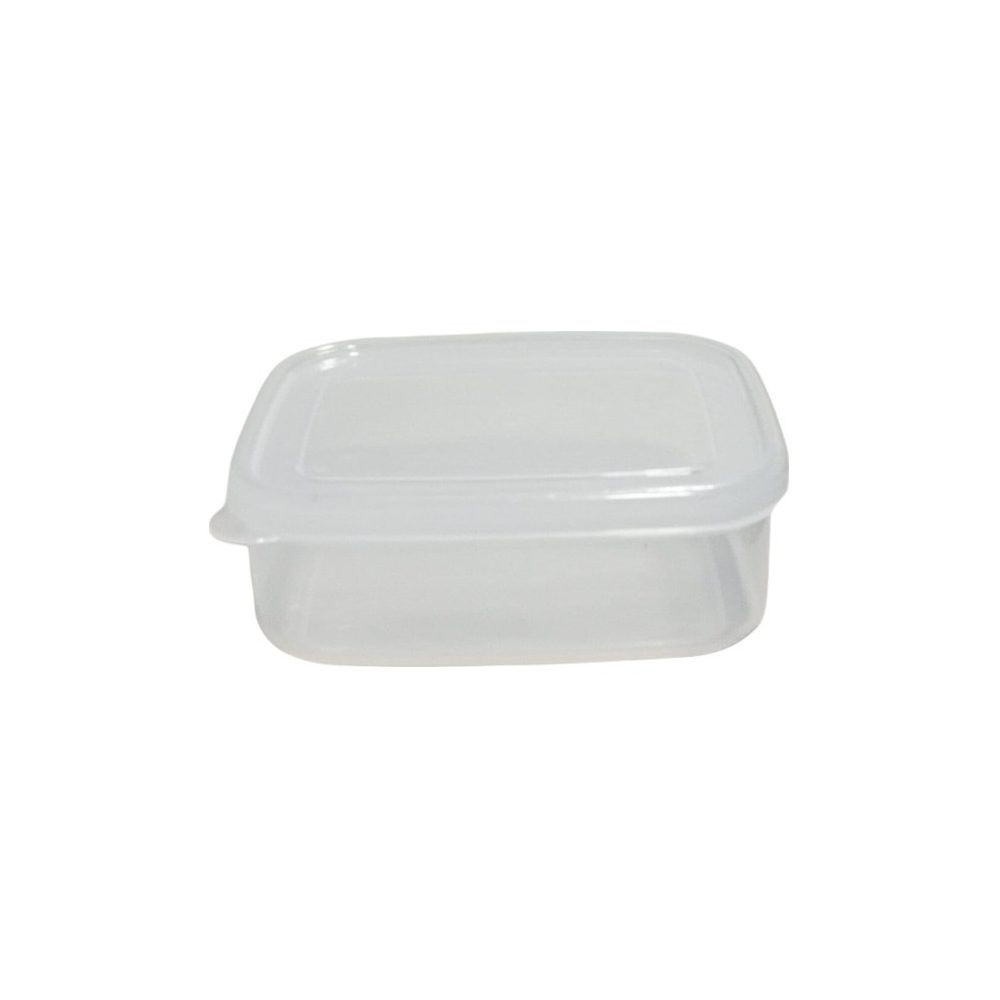 Square Plastic Storage Box with Lid