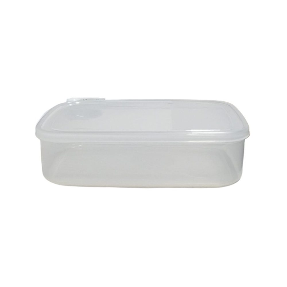 Rectangular plastic food storage box