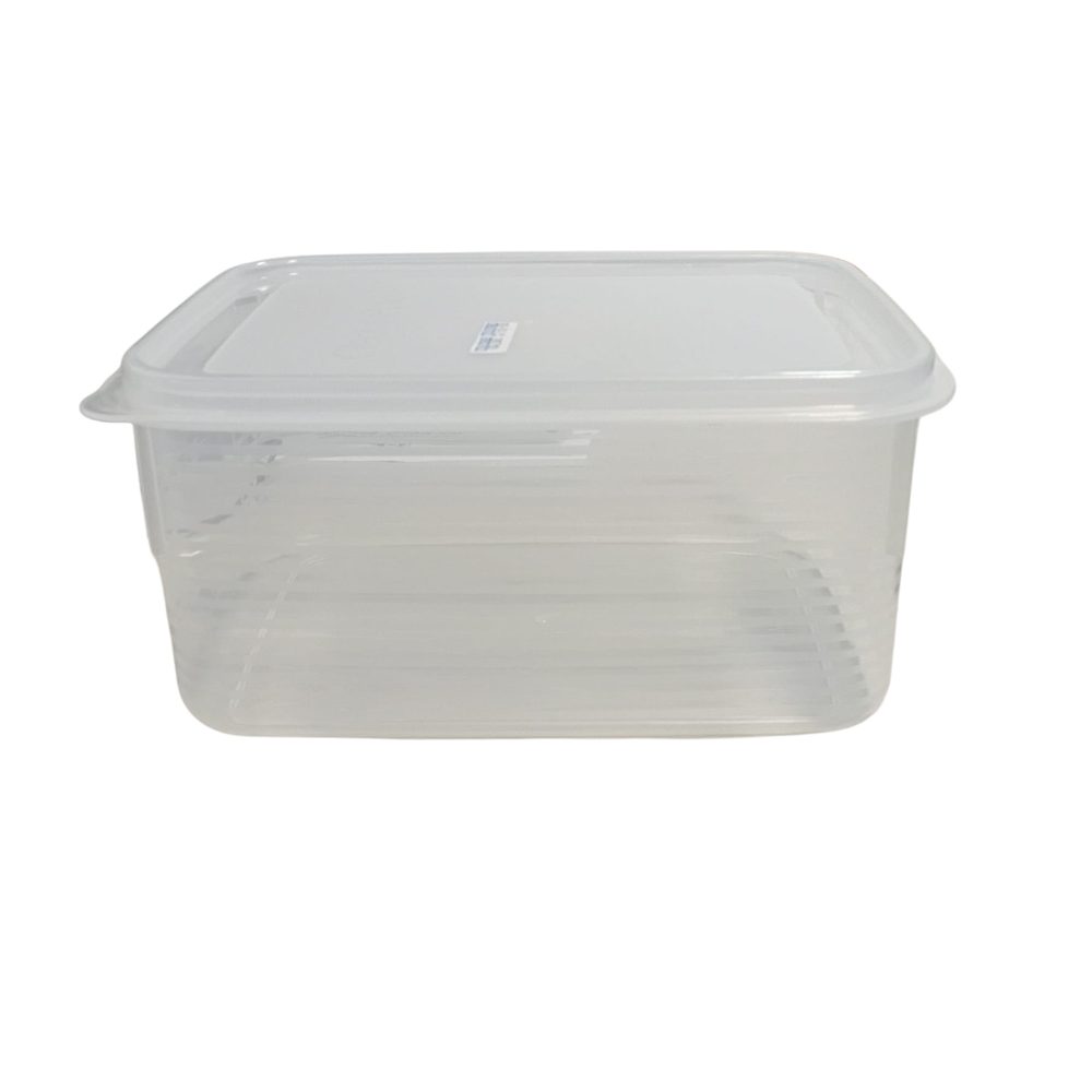 Square Plastic Storage Box with Lid