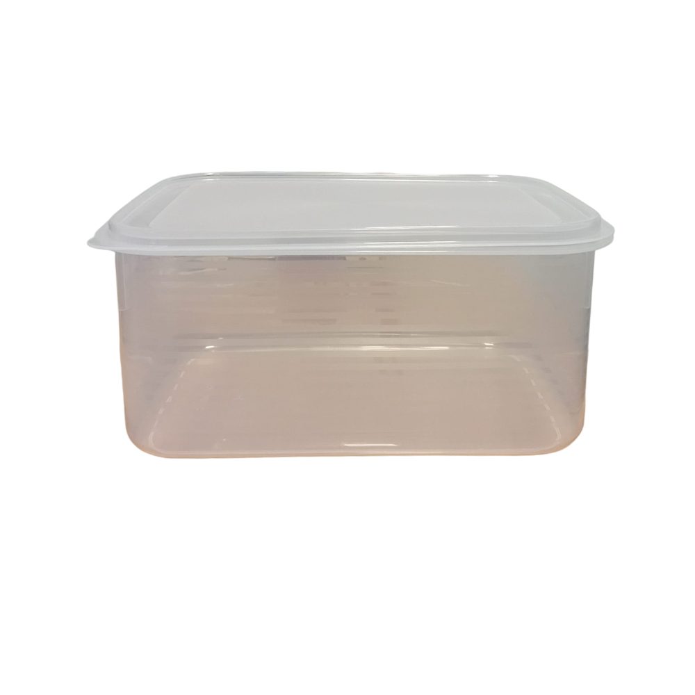 Large Square Plastic Storage Box with Lid