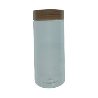 Clear PET storage jar with screw lid