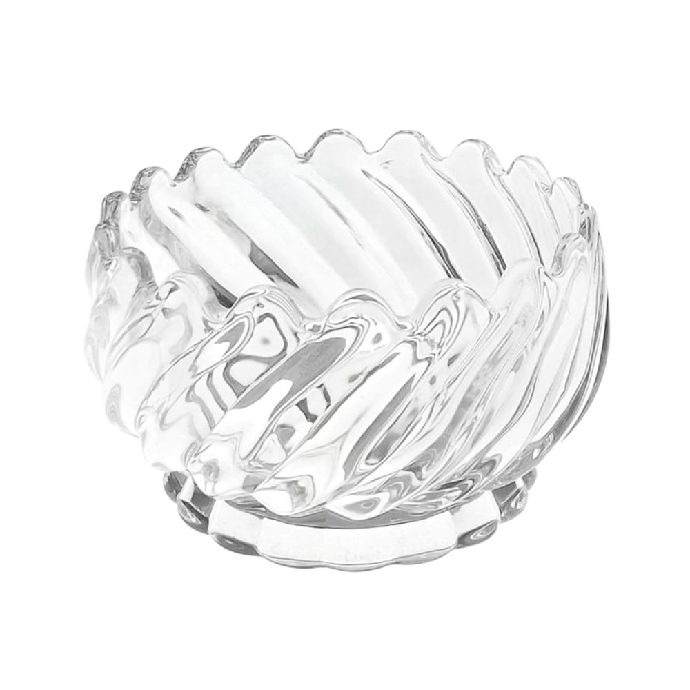 Swirl Glass Dessert Cup, 6 Pack