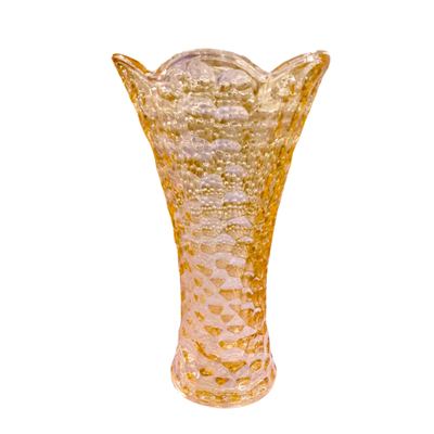 Gold Glass Flower Vase