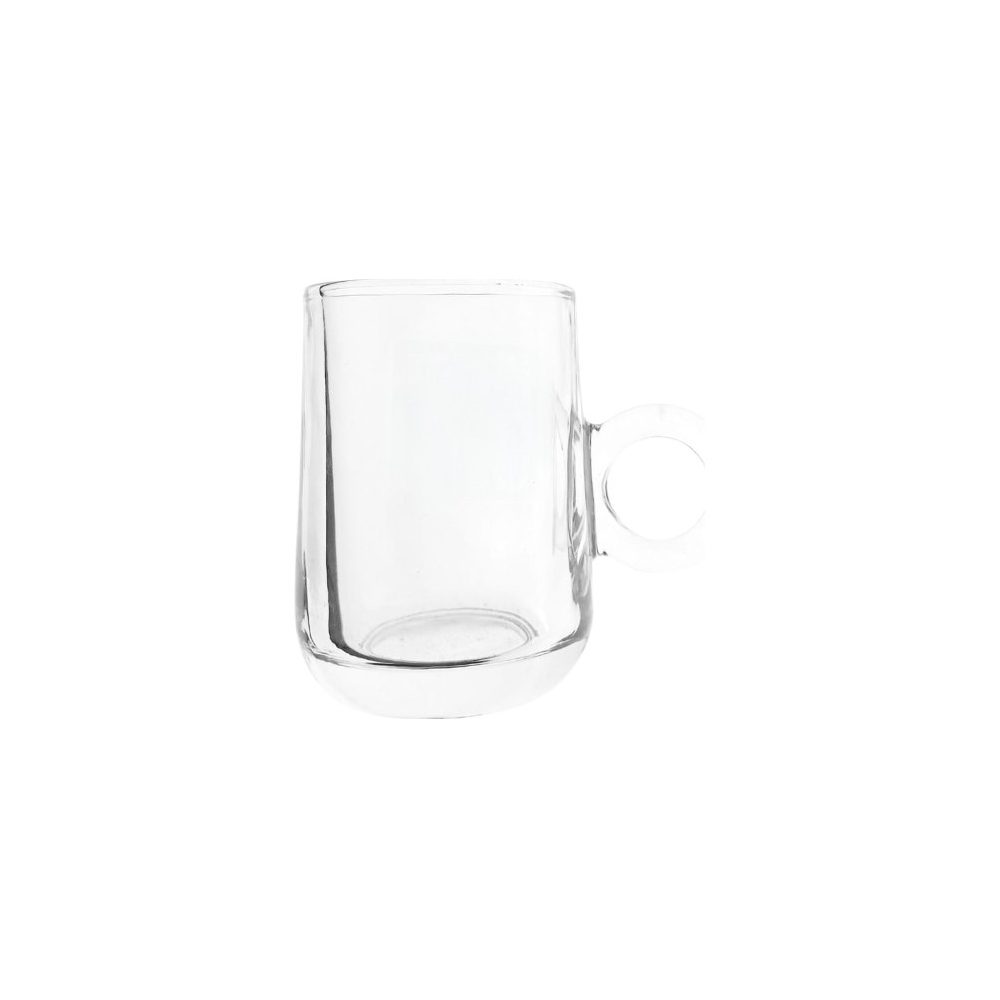 Small Glass Tea Mug, 6 Pack