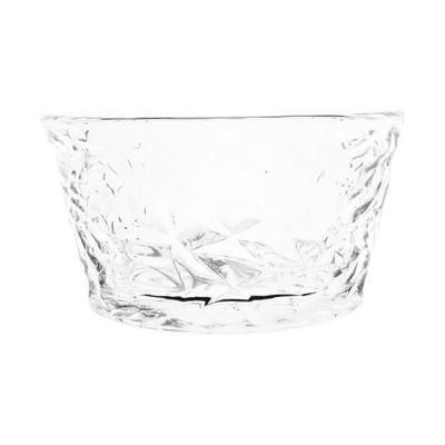 Textured glass dessert bowl, 6 pcs