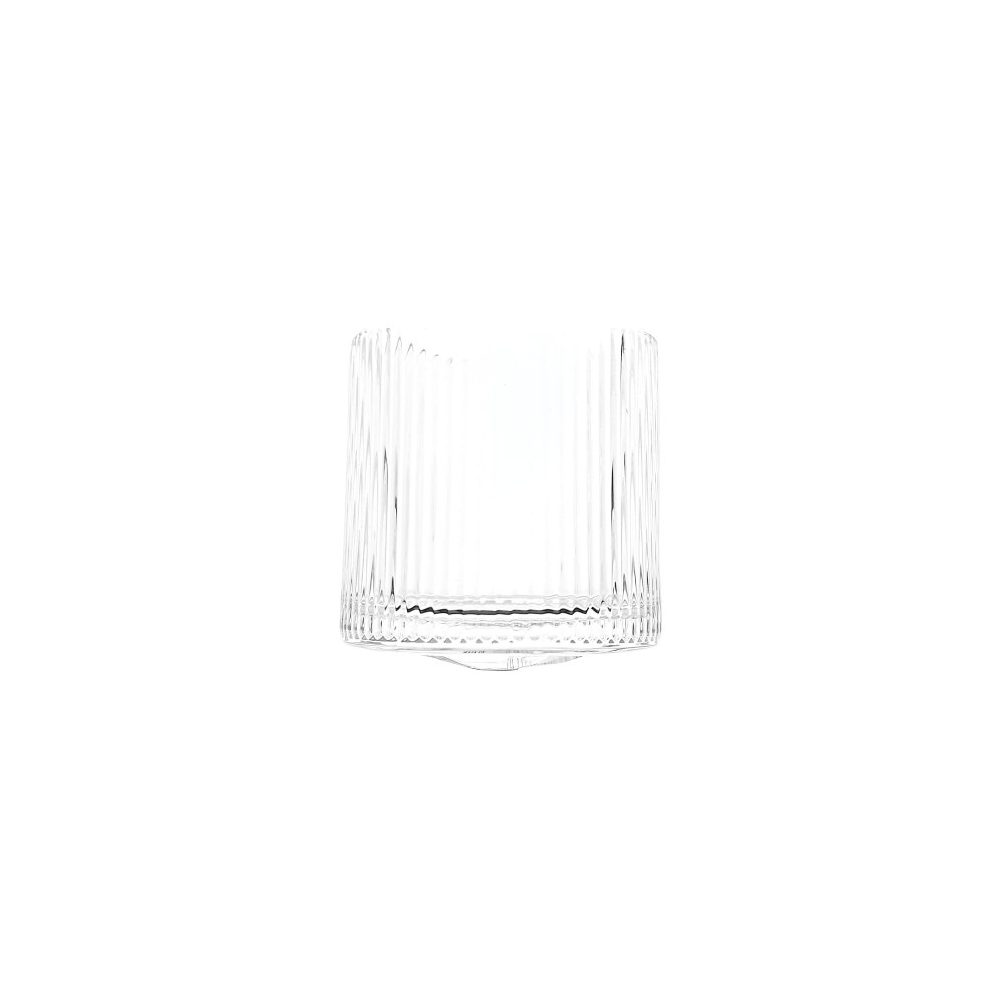 Ribbed Glass Tumbler Set, 6 Pieces