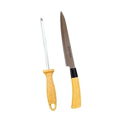 Two-Piece Knife and Sharpening Rod Set