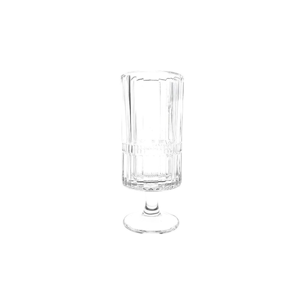 Ribbed stemmed water goblet, 340ml