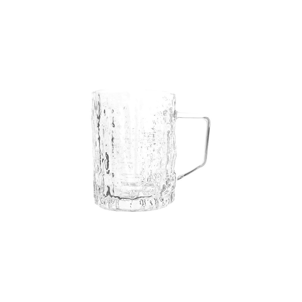 Textured Glass Beer Mug, 310ml
