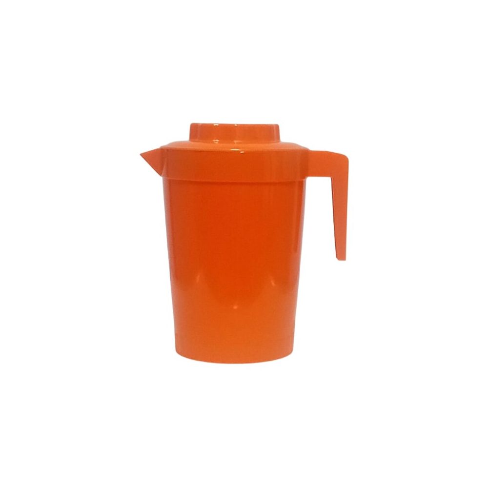 Plastic water jug with lid