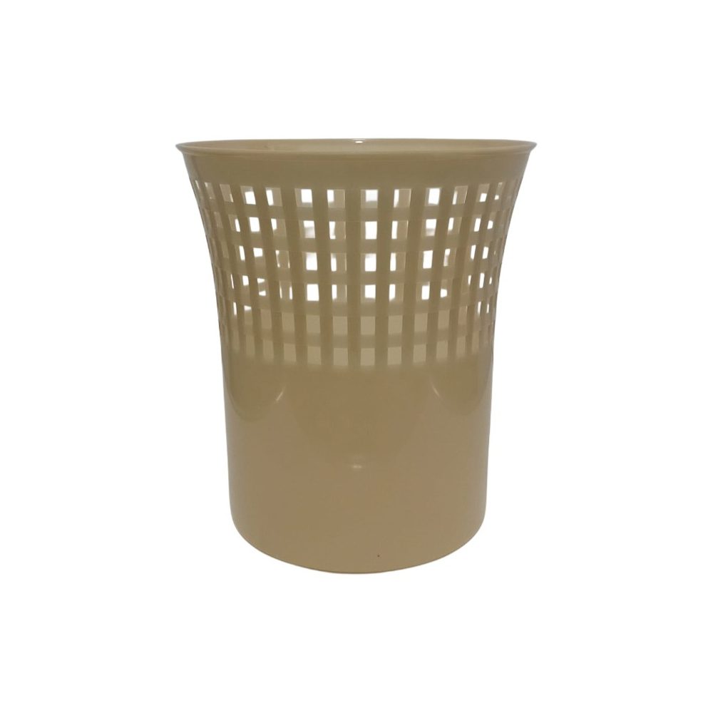 Plastic Wastepaper Basket, Lattice Top