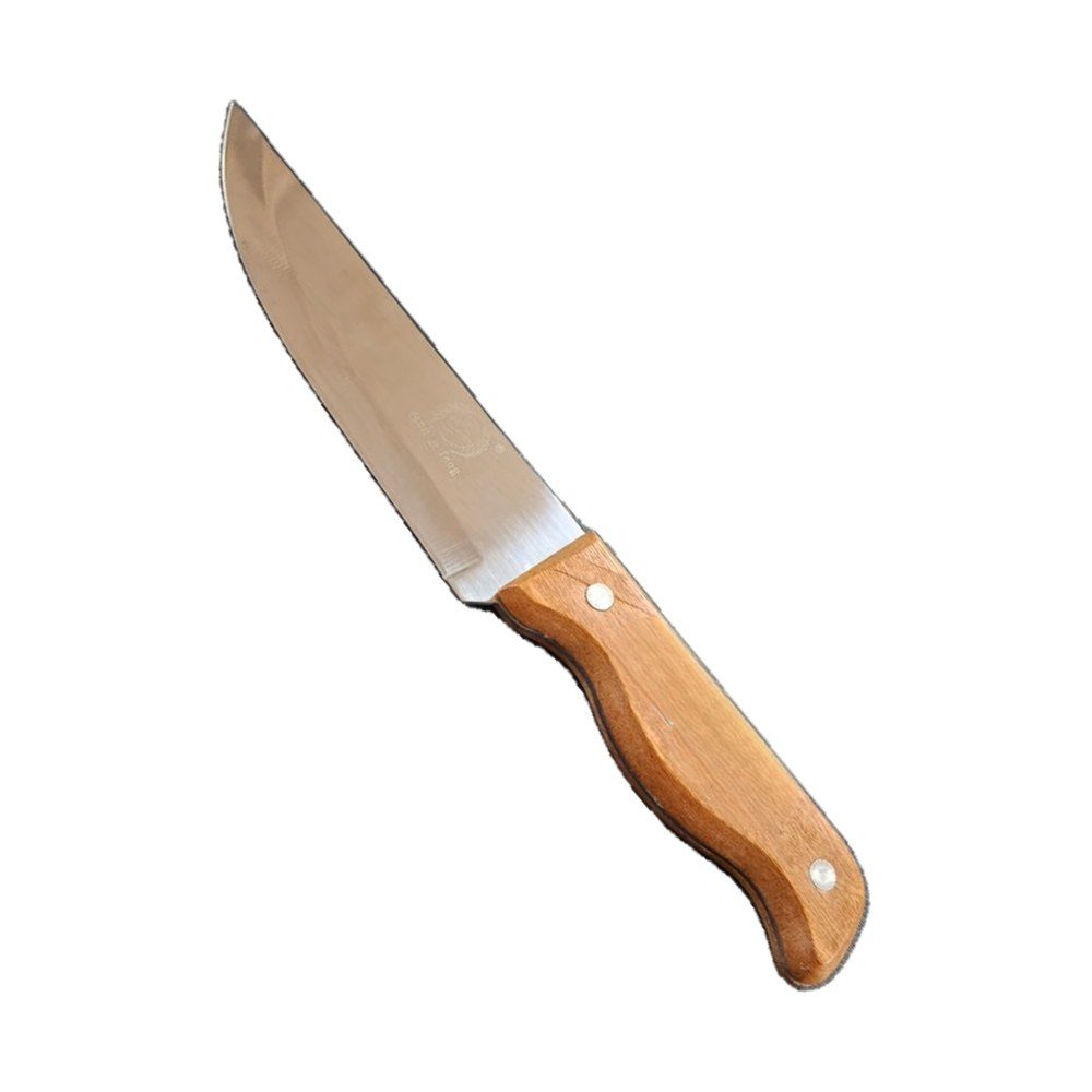 7" Wooden Handle Kitchen Knife