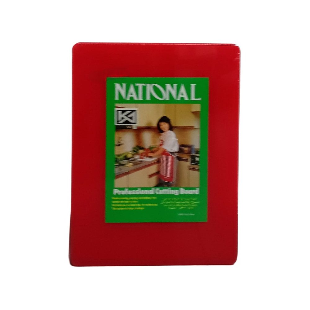 Red Plastic Cutting Board 40cm
