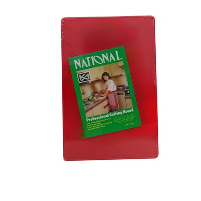Red Plastic Cutting Board 45cm