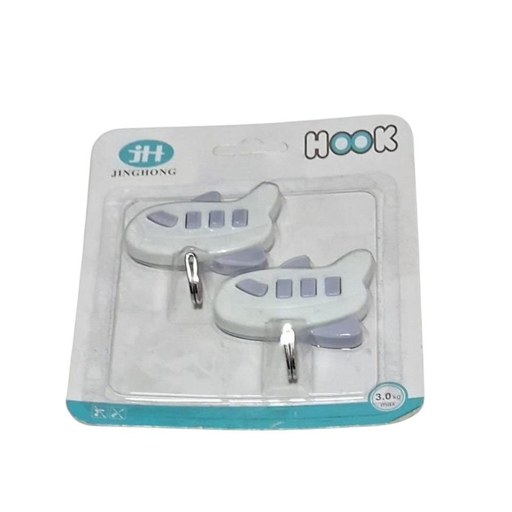 Aeroplane Sticky Wall Hooks (2 Pack)