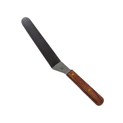 Offset palette knife, wooden handle