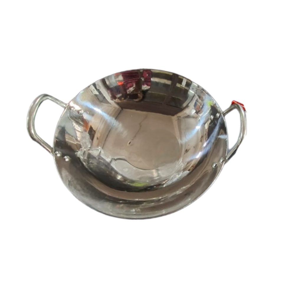 Stainless Steel Wok, 34cm
