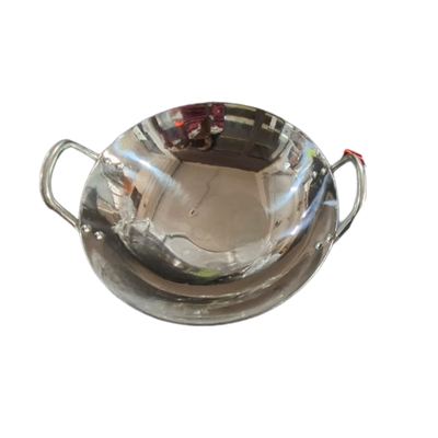 Stainless Steel Wok, 34cm
