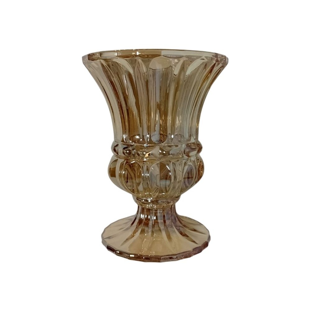 Gold Glass Urn Vase