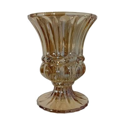 Gold Glass Urn Vase