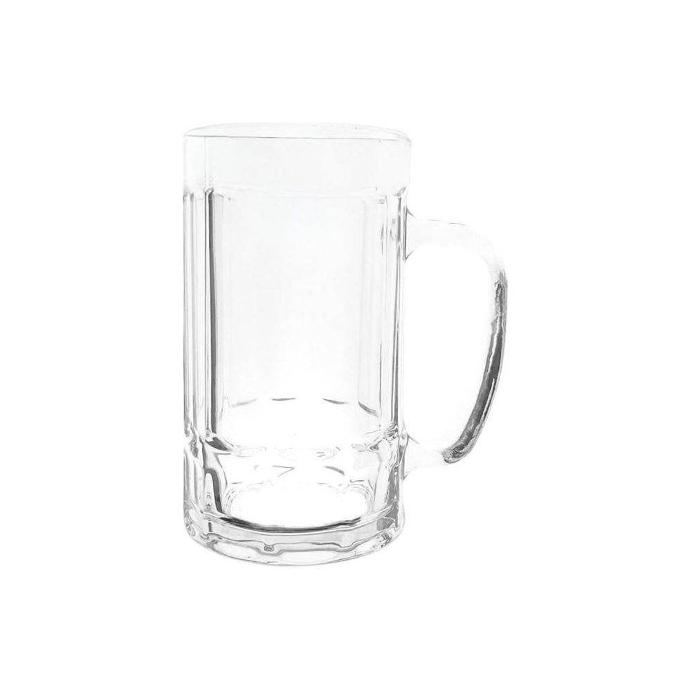 Tempered glass beer mug 380ml