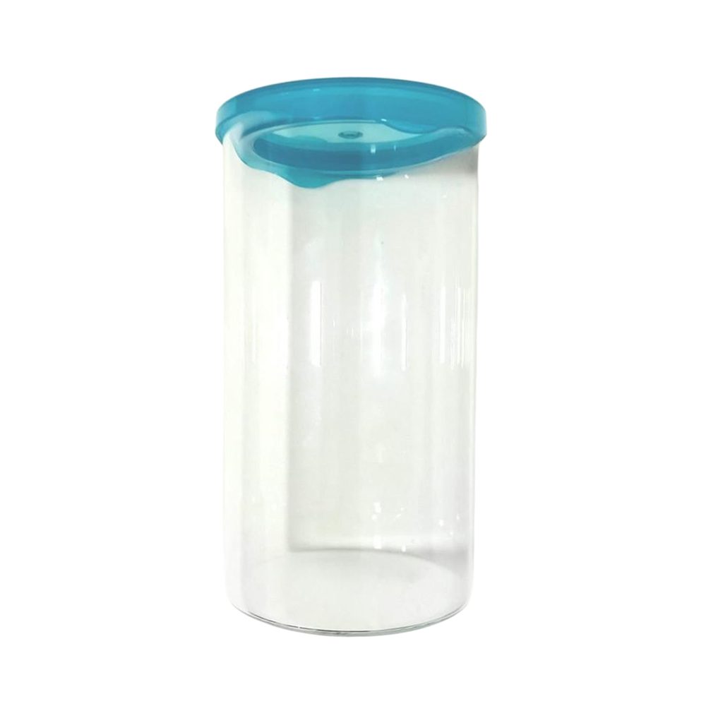 Glass storage jar with lid, 1000ml