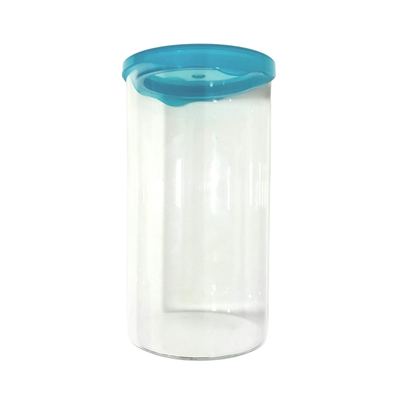 Glass storage jar with lid, 1000ml