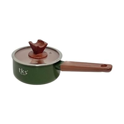 16cm Ceramic Coated Saucepan with Lid
