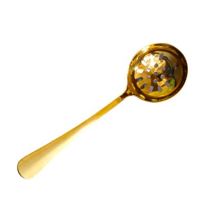 Gold Perforated Oil Spoon