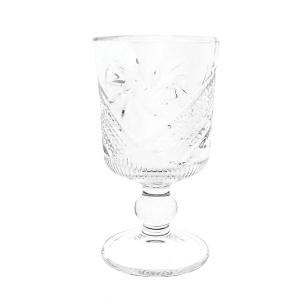 Cut-pattern mini shot goblet, 65ml