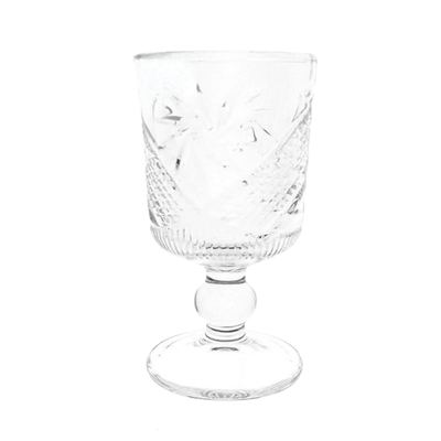 Cut-pattern mini shot goblet, 65ml
