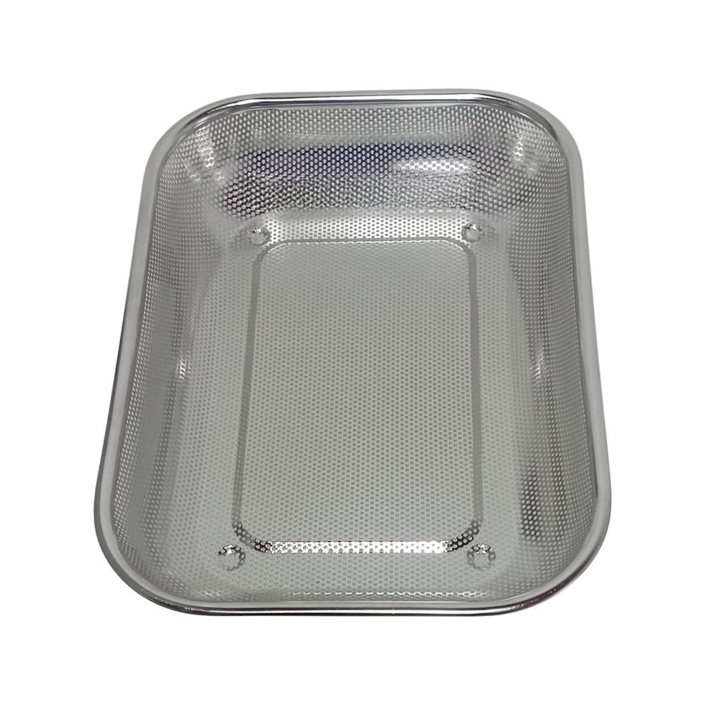 Square stainless steel perforated colander