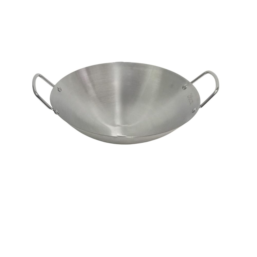 Stainless Steel Double-Handle Wok, 26cm