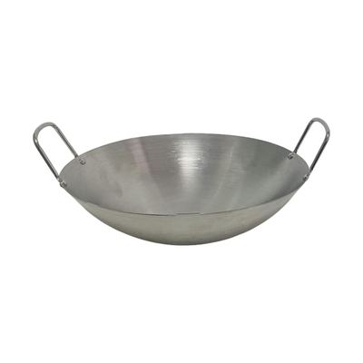 Stainless Steel Wok 28cm, Twin Handle