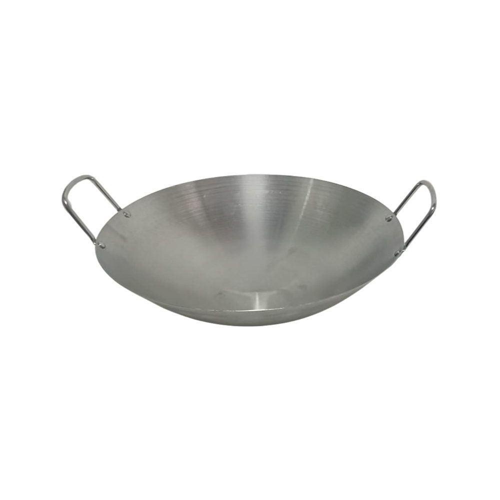 Stainless Steel Double-Handle Wok 30cm