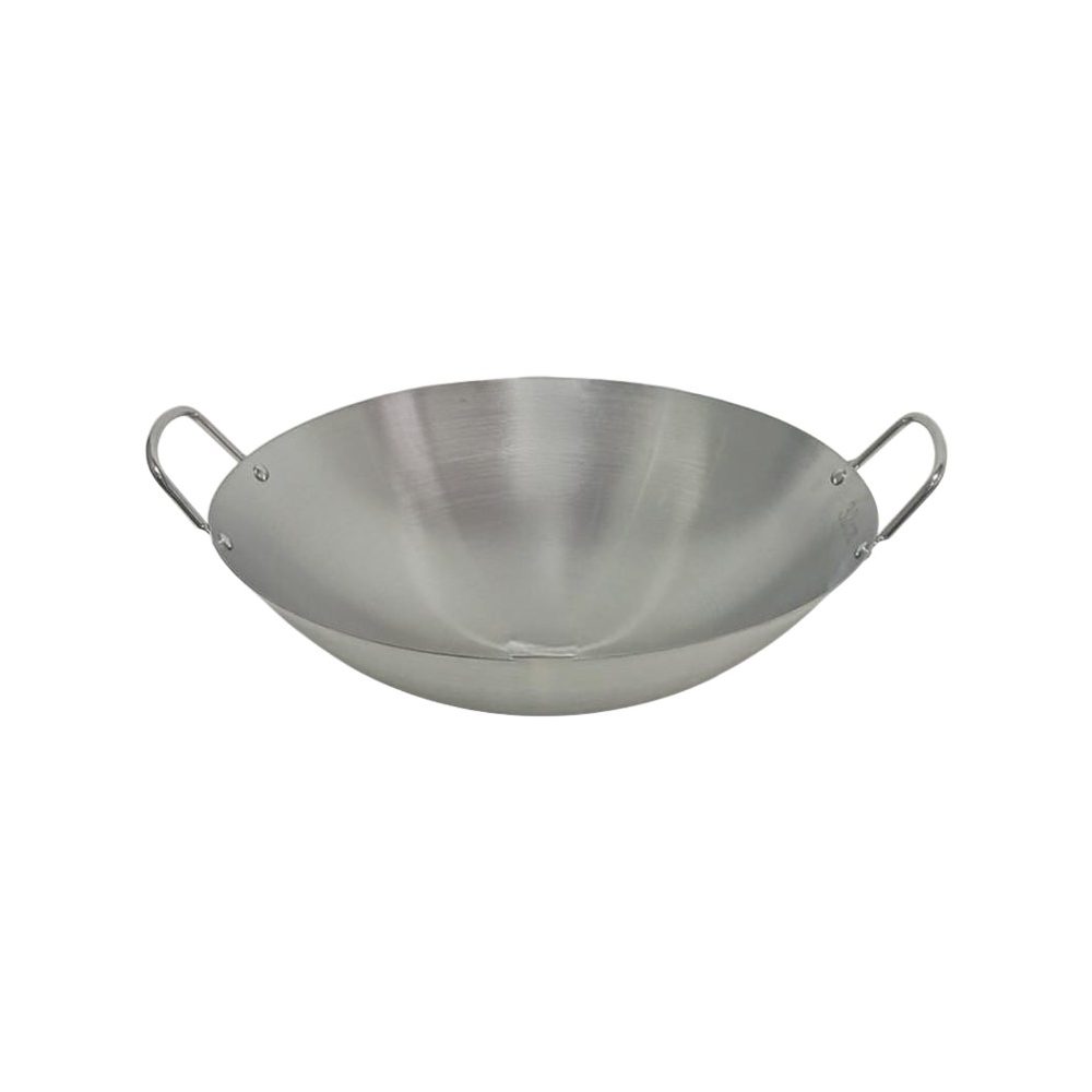 Stainless Steel Double-Handle Wok, 32cm