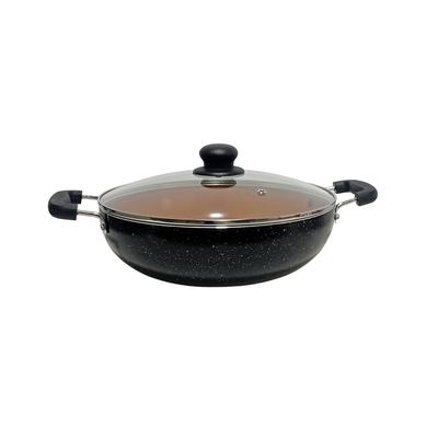 28cm Ceramic Coated Cooking Pan with Lid