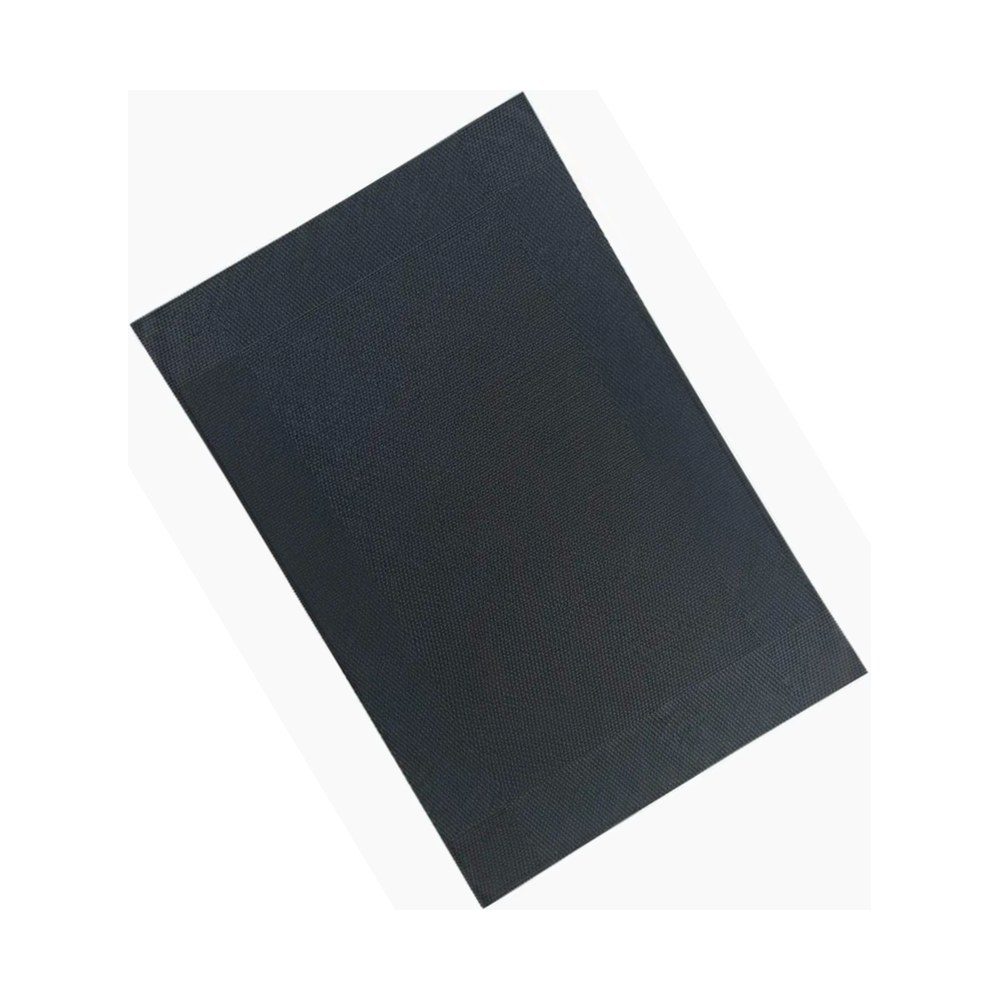 Black woven table mat (placemat)
