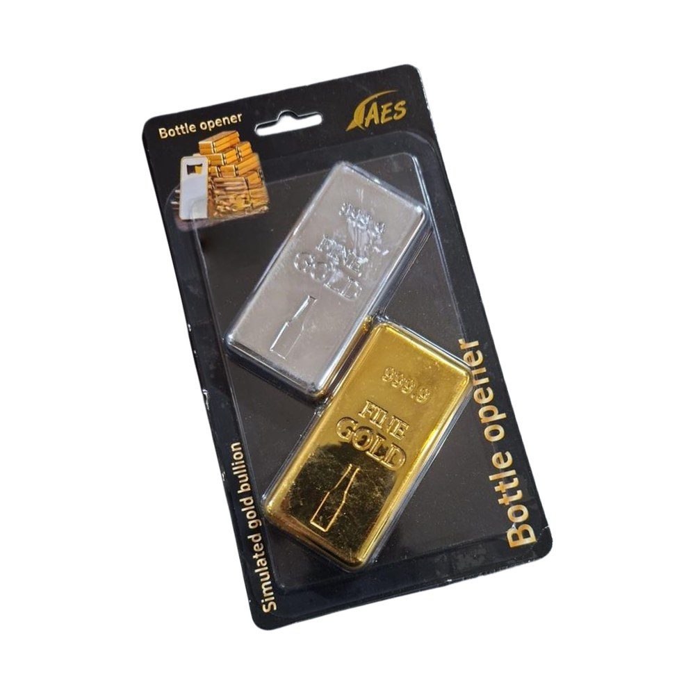 Gold Bar Bottle Opener Set (2 pcs)