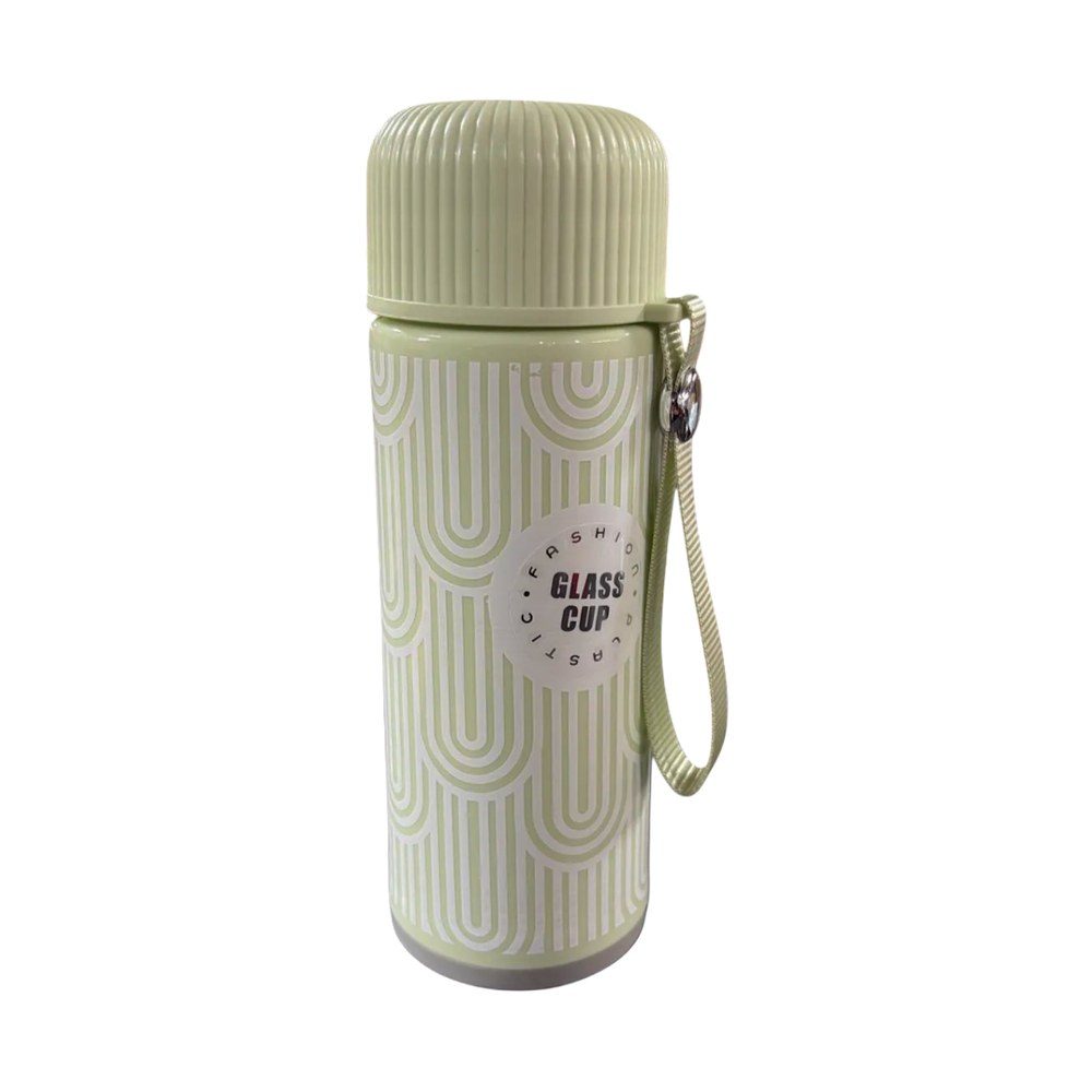 Green Glass Water Bottle 500ml