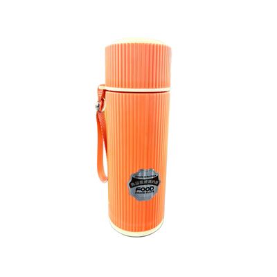 Ribbed glass water bottle, 500ml