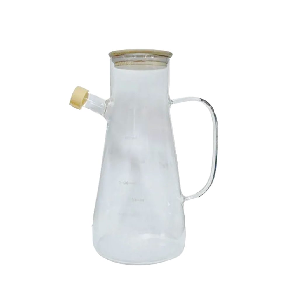 Glass Oil Bottle with Spout, 900ml