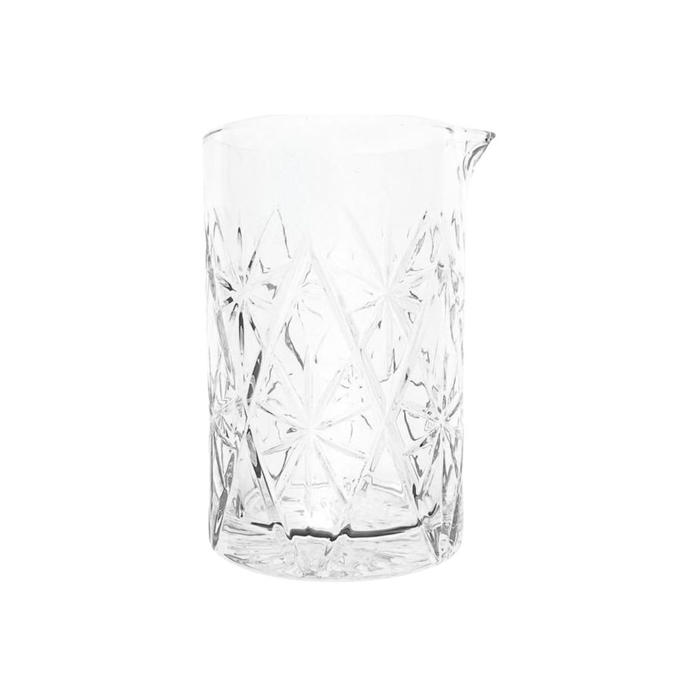 Cut-Glass Cocktail Mixing Glass