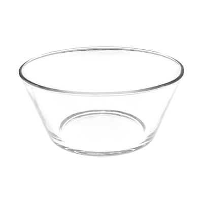 Clear Glass Salad Bowl