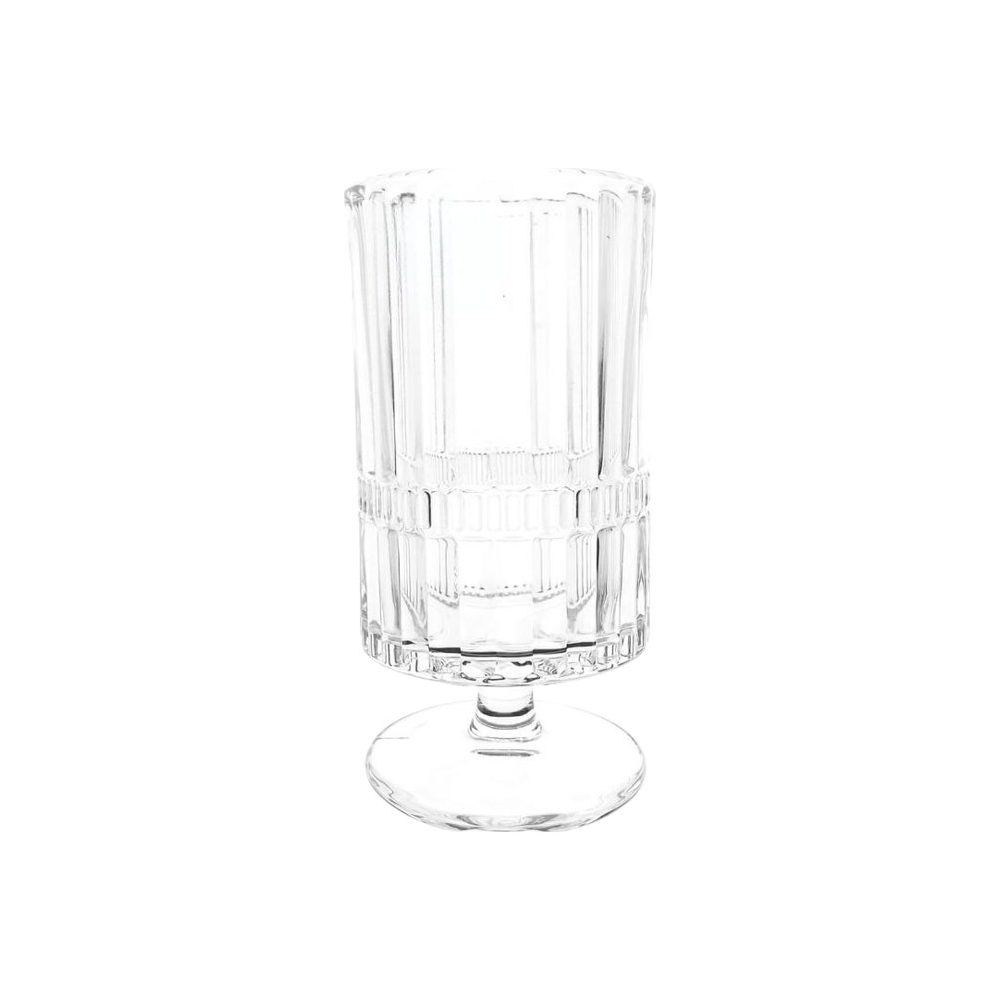 Ribbed footed water goblet, 300ml